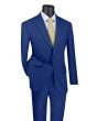Vinci Men's 2 Piece Modern Fit Executive Suit - Pure Solid