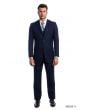 Demantie Men's 3 Piece Solid Executive Outlet Suit - Flat Front Pants