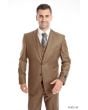 Demantie Men's 3 Piece Solid Executive Suit - Fashion Business