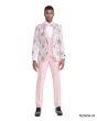 Tazio Men's Outlet 4 Piece Skinny Fit Suit - Vibrant Color