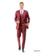 Tazio Men's 3 Piece Executive Suit - Bold Colors