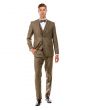 Sean Alexander Men's 3 Piece Executive Suit - Tweed Look