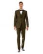 Sean Alexander Men's 3 Piece Executive Suit - Tweed Look