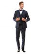 Sean Alexander Men's 3 Piece Executive Suit - Tweed Look