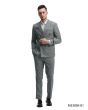 Tazio Men's 2 Piece Skinny Fit Suit - Sharkskin