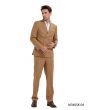 Tazio Men's 2 Piece Skinny Fit Suit - Light Pinstripe