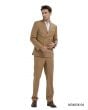 CCO Men's Outlet 2 Piece Skinny Fit Suit - Light Pinstripe
