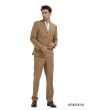 Tazio Men's Outlet 2 Piece Skinny Fit Suit - Light Pinstripe