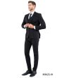 Zegarie Men's 3 Piece Slim Fit Suit - Solid Colors