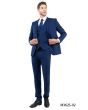 Zegarie Men's 3 Piece Slim Fit Suit - Solid Colors