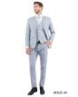 Zegarie Men's 3 Piece Slim Fit Suit - Solid Colors