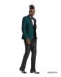 CCO Men's Outlet 4 Piece Skinny Fit Suit - Two Tone Paisley