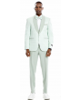 Tazio Men's 3 Piece Skinny Fit Suit - Honeycomb