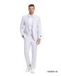 Tazio Men's 3 Piece Skinny Fit Suit - Polka Dot