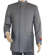 Apollo King Men's Outlet 2 Piece Nehru Style Suit - Hidden Buttons