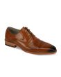 Giovanni Men's Leather Dress Shoe - Layered Perforations