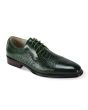 Giovanni Men's Outlet Leather Dress Shoe - Alligator Accent Panel