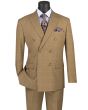 Vinci Men's Outlet 2 Piece Modern Fit Suit - Windowpane