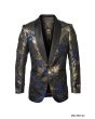 Empire Men's Luxurious Sport Coat - Gold Accents