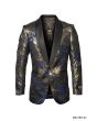 Empire Men's Outlet Luxurious Sport Coat - Gold Accents