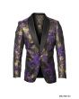 Empire Men's Luxurious Sport Coat - Gold Accents