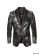 Empire Men's Luxurious Sport Coat - Silver Accents