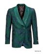 Empire Men's Luxurious Sport Coat - Floral Accents