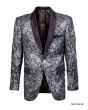 Empire Men's Outlet Luxurious Sport Coat - Metallic Flower