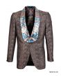 Empire Men's Luxurious Sport Coat - Exotic Sequin Collar