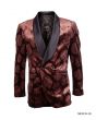 Empire Men's Luxurious Sport Coat - Dark Floral Pattern