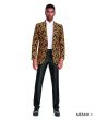 Empire Men's Luxurious Sport Coat - Sunflower Pattern