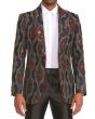 Empire Men's Luxurious Sport Coat - Jacquard Pattern