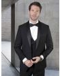 Statement Men's 3 Piece Wool Tuxedo - Classic Tuxedo