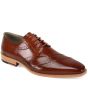 Giovanni Men's Leather Dress Shoe - Stylish Perforations