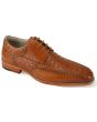 Giovanni Men's Leather Dress Shoe - Alligator Texture