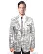 Tazio Men's Classic Fashion Sport Coat - Gradient Tie Dye