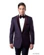 Tazio Men's Classic Fashion Sport Coat - Velvet Shawl Lapel