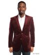 Tazio Men's Classic Fashion Sport Coat - Solid Velvet