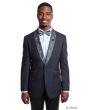 Tazio Men's Modern Fit Fashion Sport Coat - Fashion Exotic Lapel