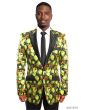 Tazio Men's Classic Fashion Sport Coat - Tulip Pattern