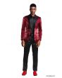 Tazio Men's Classic Fashion Sport Coat - Textured Shine