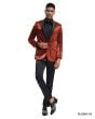 Tazio Men's Classic Fashion Sport Coat - Textured Shine