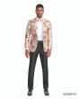 Tazio Men's Classic Fashion Sport Coat - Layered Floral Pattern