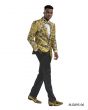 Tazio Men's Classic Fashion Sport Coat - Layered Floral Pattern