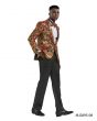 Tazio Men's Classic Fashion Sport Coat - Layered Floral Pattern