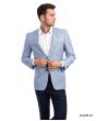 Tazio Men's Classic Fashion Sport Coat - Layered Windowpane