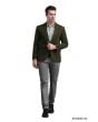 Tazio Men's Business Skinny Fit Sport Coat - Bold Color