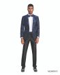 Tazio Men's Slim Fit Fashion Sport Coat - Vibrant Flowers
