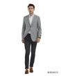 Tazio Men's Classic Fashion Sport Coat - Glen Plaid Pattern