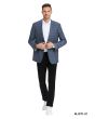 Tazio Men's Slim Fit Fashion Sport Coat - Classic Plaid